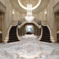 Bookmatch marble flooring design